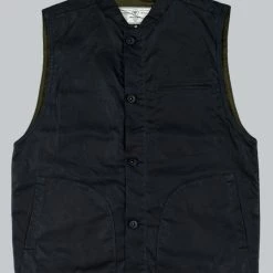 NEW ARRIVALS Rogue Territory Waxed Canvas Supply Vest Black