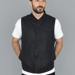 NEW ARRIVALS Rogue Territory Waxed Canvas Supply Vest Black