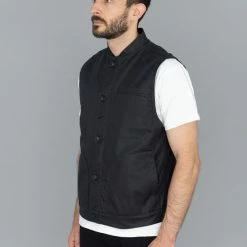 NEW ARRIVALS Rogue Territory Waxed Canvas Supply Vest Black