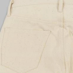 NEW ARRIVALS Rogue Territory 14oz Silveridge Ecru Slim Straight Jeans