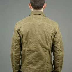 Rogue Territory Waxed Canvas Supply Jacket Hunter Green Ridgeline