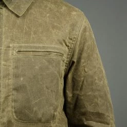 Rogue Territory Waxed Canvas Supply Jacket Hunter Green Ridgeline