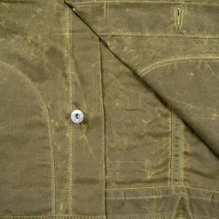 Rogue Territory Waxed Canvas Supply Jacket Hunter Green Ridgeline