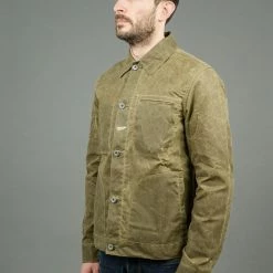 Rogue Territory Waxed Canvas Supply Jacket Hunter Green Ridgeline