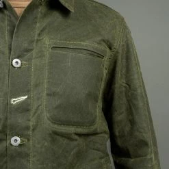 Rogue Territory Waxed Canvas Supply Jacket Olive Ridgeline