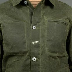 Rogue Territory Waxed Canvas Supply Jacket Olive Ridgeline