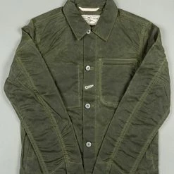 Rogue Territory Waxed Canvas Supply Jacket Olive Ridgeline