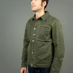 Rogue Territory Waxed Canvas Supply Jacket Olive Ridgeline
