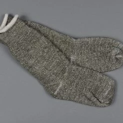 ROTOTO Double Face Crew Socks "Merino Wool & Organic Cotton" Army Green 11 ROTOTO Double Face Crew Socks