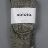 ROTOTO Double Face Crew Socks "Merino Wool & Organic Cotton" Army Green 1 ROTOTO Double Face Crew Socks "Merino Wool & Organic Cotton" Army Green