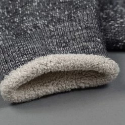 ROTOTO Double Face Crew Socks "Merino Wool & Organic Cotton" Charcoal 15 ROTOTO Double Face Crew Socks