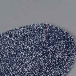 ROTOTO Double Face Crew Socks "Silk & Cotton" Dark Grey/Navy 14 ROTOTO Double Face Crew Socks