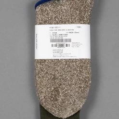 ROTOTO Double Face Crew Socks "Silk & Cotton" Olive/Dark Khaki 10 ROTOTO Double Face Crew Socks