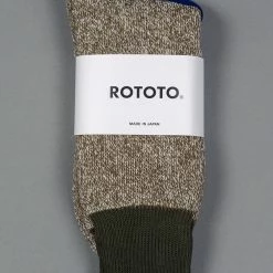 ROTOTO Double Face Crew Socks