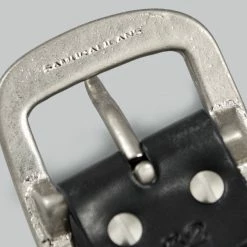 Samurai Jeans W001 Heavy Weight Curved Belt Black