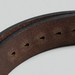 Samurai Jeans W001 Heavy Weight Curved Belt Brown