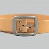 Samurai Jeans W001 Heavy Weight Curved Belt Natural NEW ARRIVALS
