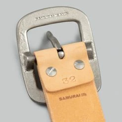 Samurai Jeans W001 Heavy Weight Curved Belt Natural NEW ARRIVALS 19 Samurai Jeans W001 Heavy Weight Curved Belt Natural NEW ARRIVALS