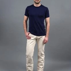 Samurai Jeans S710SC-KI Japanese Cotton Ecru 18oz Slim Straight Jeans