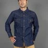 Samurai Jeans 10oz "Hisho SWD-L02-OVS" Selvedge Western Denim Shirt