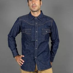 Samurai Jeans 10oz "Hisho SWD-L02-OVS" Selvedge Western Denim Shirt