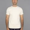 Samurai Jeans SJST-SC01 Japanese Cotton Crew T-Shirt Natural