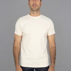 Samurai Jeans SJST-SC01 Japanese Cotton Crew T-Shirt Natural