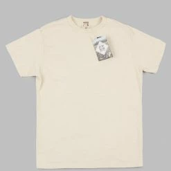 Samurai Jeans SJST-SC01 Japanese Cotton Crew T-Shirt Natural 27 Samurai Jeans SJST-SC01 Japanese Cotton Crew T-Shirt Natural
