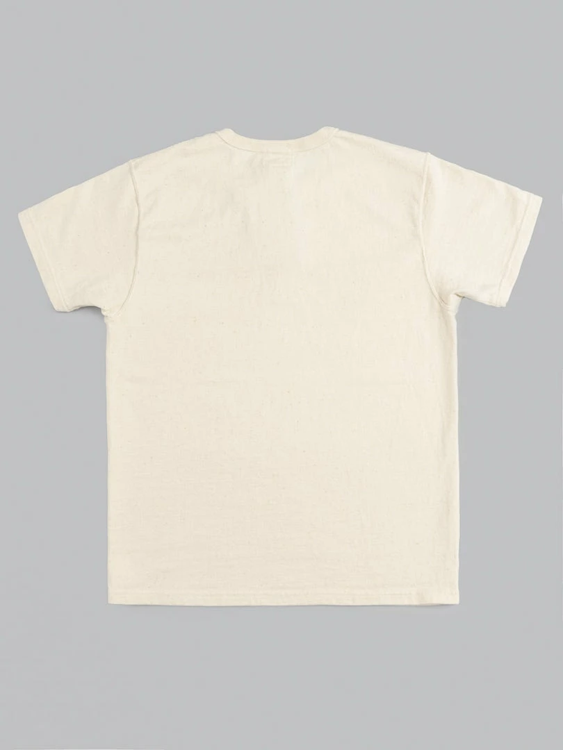 Samurai Jeans SJST-SC02 Japanese Cotton Henley T-Shirt Natural 8 Samurai Jeans SJST-SC02 Japanese Cotton Henley T-Shirt Natural