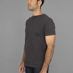 NEW ARRIVALS Samurai Jeans SJST-SC01 Japanese Cotton Crew T-Shirt Kuromane