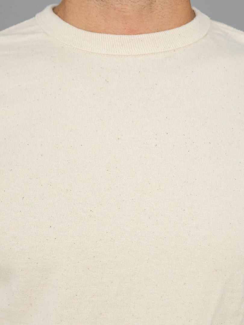 Samurai Jeans SJST-SC01 Japanese Cotton Crew T-Shirt Natural 6 Samurai Jeans SJST-SC01 Japanese Cotton Crew T-Shirt Natural