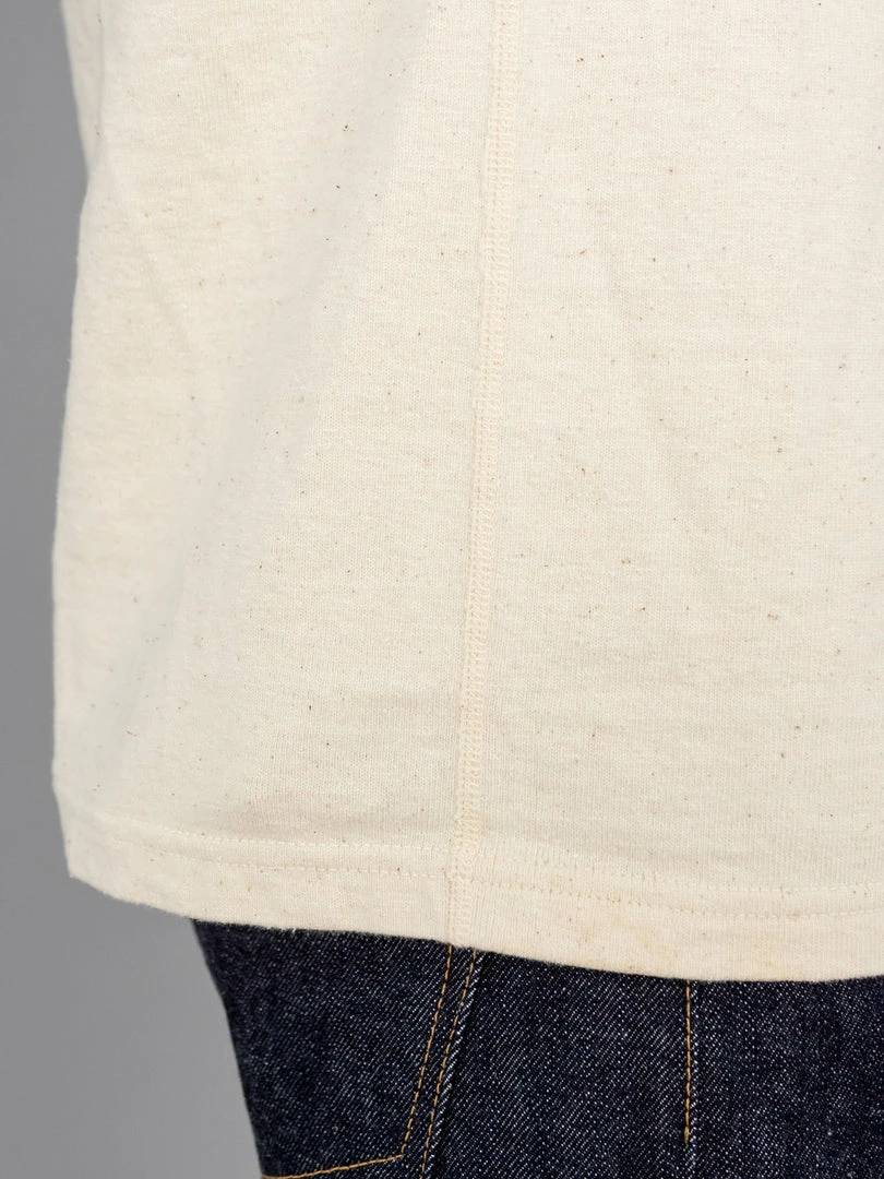 Samurai Jeans SJST-SC01 Japanese Cotton Crew T-Shirt Natural 8 Samurai Jeans SJST-SC01 Japanese Cotton Crew T-Shirt Natural