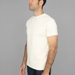 Samurai Jeans SJST-SC01 Japanese Cotton Crew T-Shirt Natural 23 Samurai Jeans SJST-SC01 Japanese Cotton Crew T-Shirt Natural