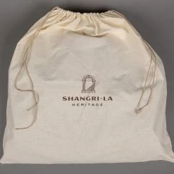 Shangri-La Heritage "Varenne" Fur Collar Black Leather Jacket 75 Shangri-La Heritage