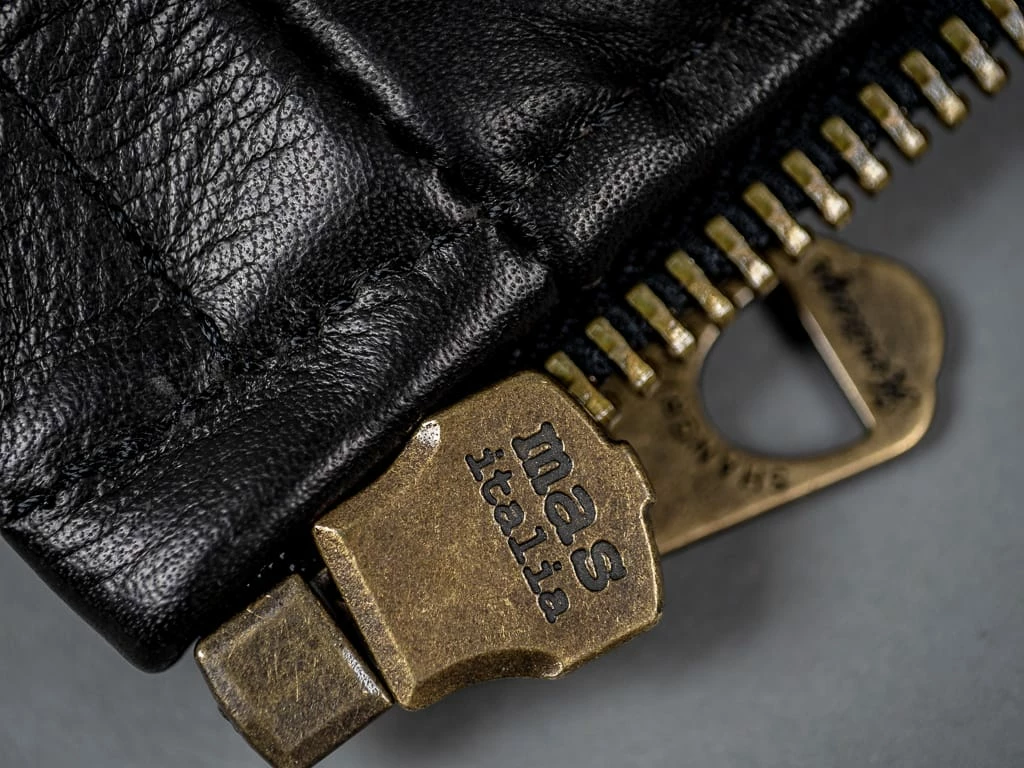 Shangri-La Heritage "Varenne" Fur Collar Black Leather Jacket 34 Shangri-La Heritage "Varenne" Fur Collar Black Leather Jacket