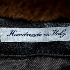 Shangri-La Heritage "Varenne" Fur Collar Black Leather Jacket 63 Shangri-La Heritage