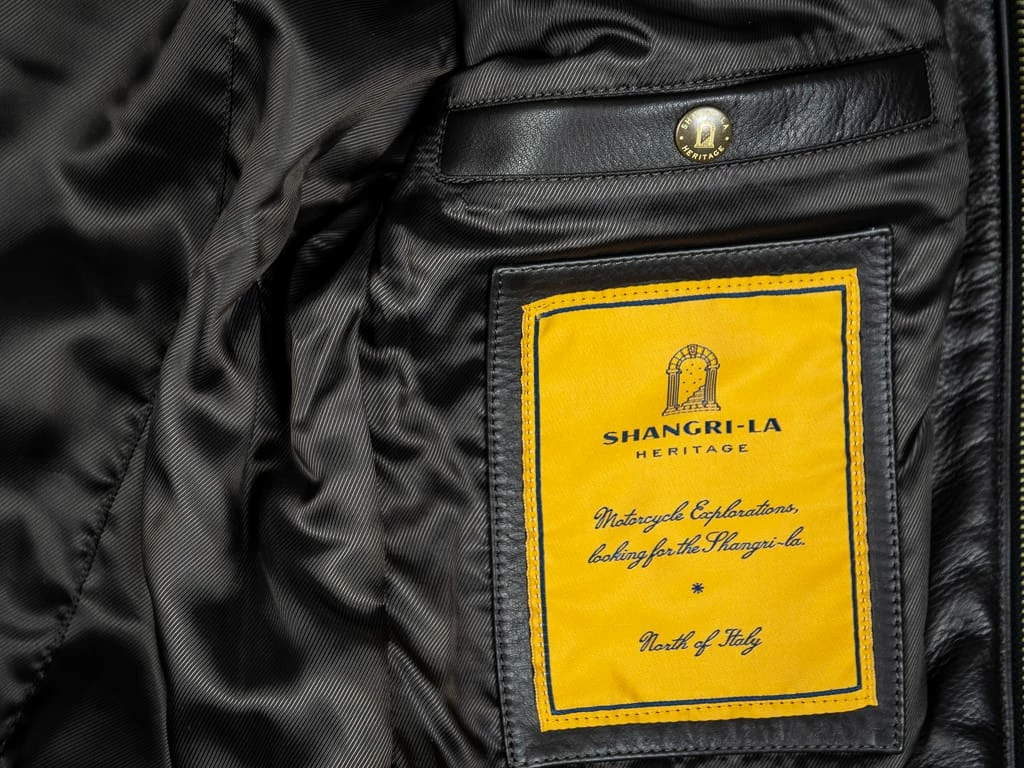 Shangri-La Heritage "Varenne" Fur Collar Black Leather Jacket 24 Shangri-La Heritage "Varenne" Fur Collar Black Leather Jacket