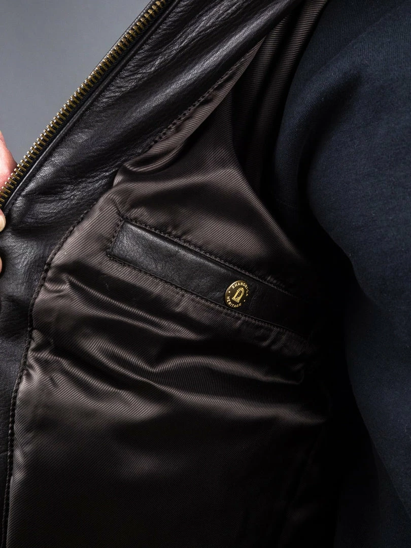 Shangri-La Heritage "Varenne" Fur Collar Black Leather Jacket 13 Shangri-La Heritage "Varenne" Fur Collar Black Leather Jacket