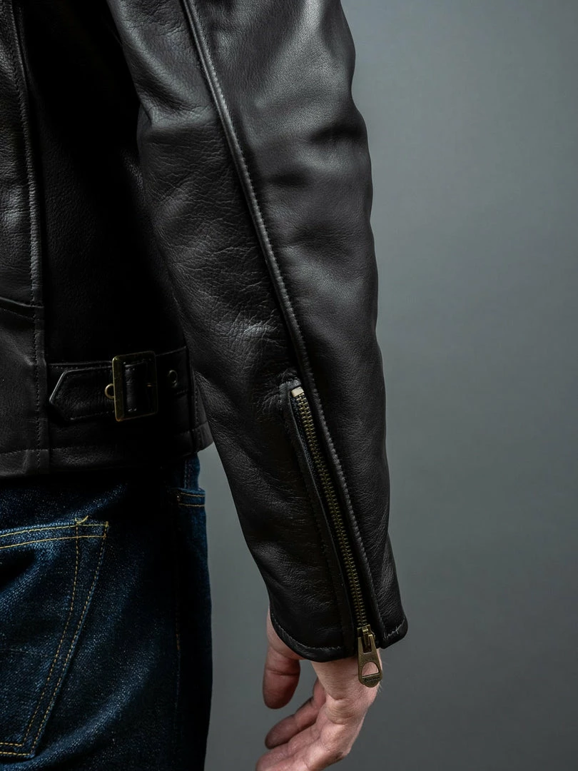 Shangri-La Heritage "Varenne" Fur Collar Black Leather Jacket 12 Shangri-La Heritage "Varenne" Fur Collar Black Leather Jacket