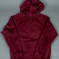 Stevenson Overall Co. Detachable Hooded Athletic Jacket Burgundy