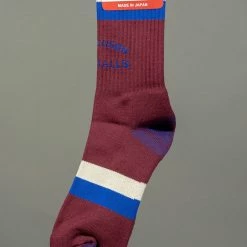 Stevenson Overall Co. Athletic Socks Burgundy
