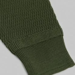 Stevenson Overall Co. Merino Wool Thermal Long Sleeve Shirt Olive NEW ARRIVALS