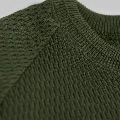 Stevenson Overall Co. Merino Wool Thermal Long Sleeve Shirt Olive NEW ARRIVALS