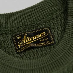 Stevenson Overall Co. Merino Wool Thermal Long Sleeve Shirt Olive NEW ARRIVALS