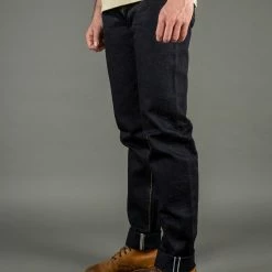 The Strike Gold 5004ID Double Indigo Straight Tapered Jeans