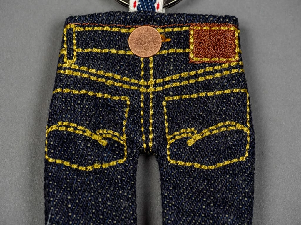 STUDIO D´ARTISAN Studio D'artisan G3 Selvedge Denim Jeans Keyring 7 STUDIO D´ARTISAN Studio D'artisan G3 Selvedge Denim Jeans Keyring