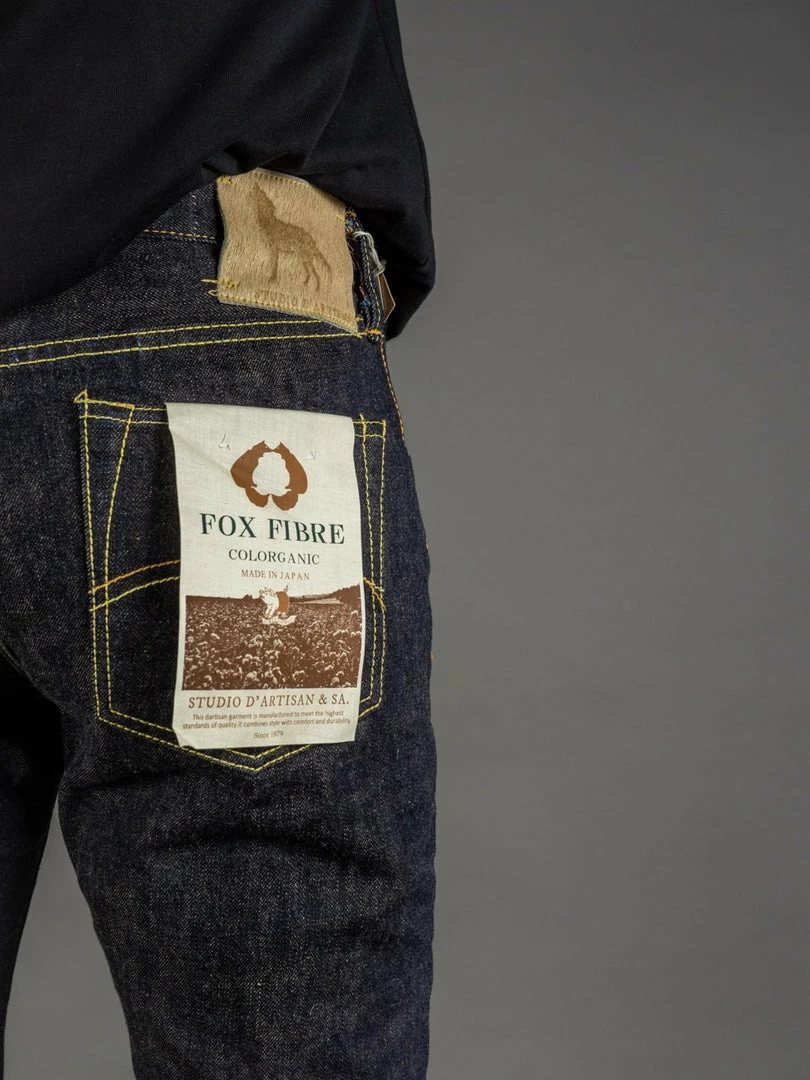 STUDIO D´ARTISAN Studio D'Artisan Fox-001 Fox Cotton Foxfibre® Coyote Relaxed Tapered Jeans 7 STUDIO D´ARTISAN Studio D'Artisan Fox-001 Fox Cotton Foxfibre® Coyote Relaxed Tapered Jeans