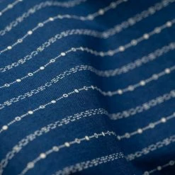 STUDIO D´ARTISAN Studio D'Artisan Indigo Wabash Band Collar Shirt 41 STUDIO D´ARTISAN Studio D'Artisan Indigo Wabash Band Collar Shirt