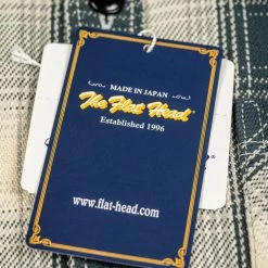 The Flat Head Ombré Flannel Shirt Ivory