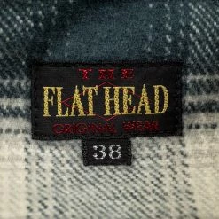 The Flat Head Ombré Flannel Shirt Ivory